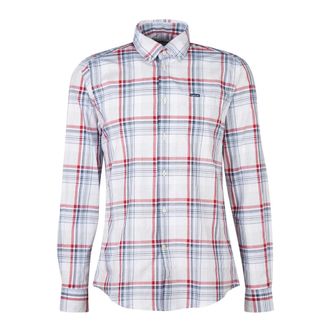 Barbour Rode Highland Check Overhemd - Heren - Casual Overhemden - Veelkleurig - L - Katoen - Overhemden