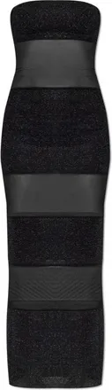 Os&eacute;ree Kleedjes, Dames, Zwart, S, Lurex Thread Dress