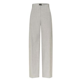 HUGO BOSS Takava Pantaloni a Gamba Larga - - Trousers - Donna - Grigio - L
