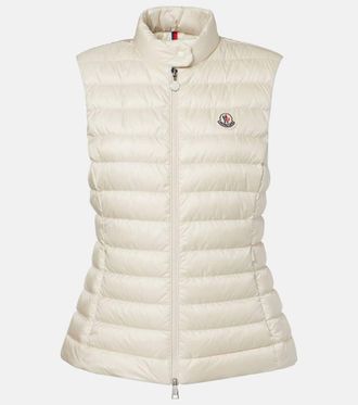 Moncler Piumino senza maniche con logo