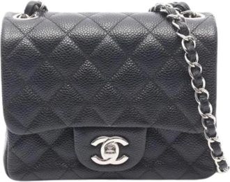 Chanel Pre-owned Vintage Shoulder Bag - Dames - Vintage Schoudertas - Zwart - ONE Size - Vintage