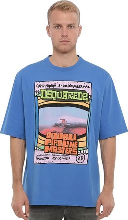 Dsquared2 Blue Crew Neck T-Shirt