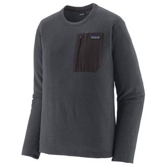 Patagonia R1 Air Crew Fleecepullover f&uuml;r Herren | grau