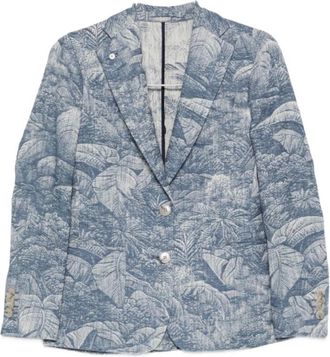 L.B.M. 1911 L.b.m. 1911, Jassen, Dames, Blauw, L, Single-breasted jas