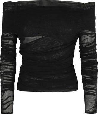Federica Tosi Blusa con spalle scoperte - Nero