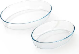 Pasabahce Set teglie In vetro, da 2 pezzi