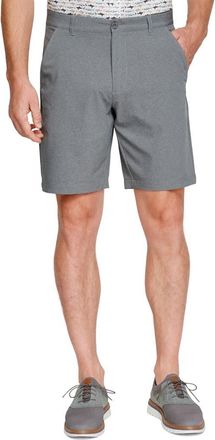 Johnston & Murphy XC4 Performance Flat Front Shorts in Grey at Nordstrom, Size 36