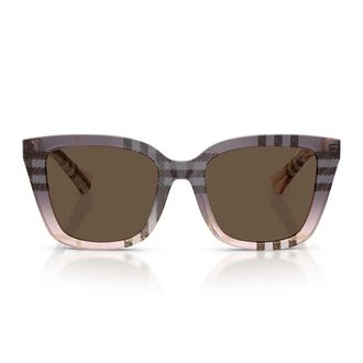 Burberry Sunglasses Be4487 422073 Check Gradient Rose/Brown Women