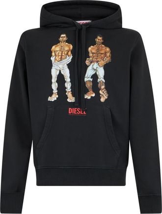 Diesel Felpa con cappuccio - - Sweatshirts & Hoodies - Uomo - Nero - M