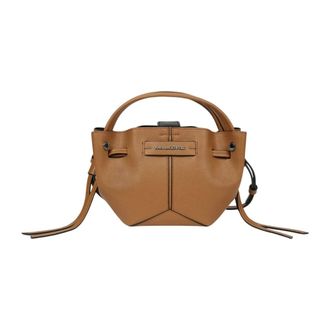 Karl Lagerfeld K/Pierced Mini Bucket Bag - female - Karl Lagerfeld - Mini Bags - Brown - ONE SIZE - Bags