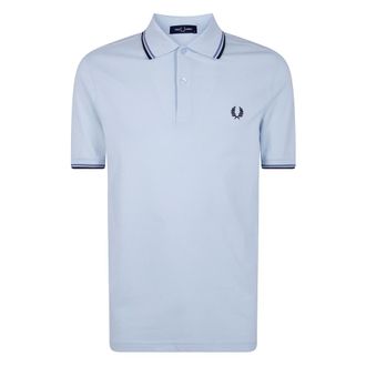 Fred Perry Hombre, Camisetas, Azul, Talla: M
