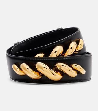 Alaia Ala&iuml;a Cintur&oacute;n Torsion de piel