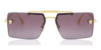 Versace VE2245 10028H Womens Sunglasses Gold Size 60