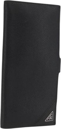 Prada Pre-owned Lange Portemonnee - Dames - Vintage Accessoires - Zwart - ONE Size - Leer - Vintage