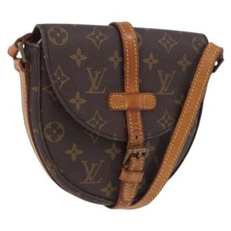 Louis Vuitton Pre-owned Monogram Canvas Shoulder Bag - Dames - Pre-owned - Bruin - Maat: ONE Size Leer