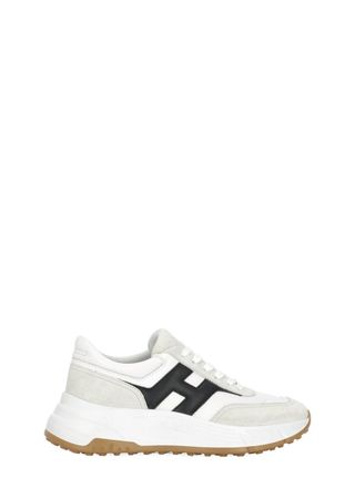 Hogan Low-Top Sneakers with Suede Accents and Iconic Logo