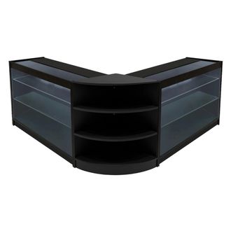 MonsterShop Apollo LED Shop Counter Set LM60 & 2 x K1200 - Black