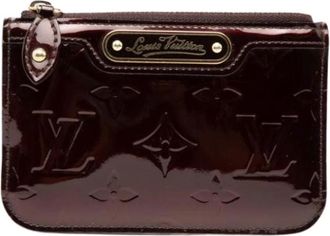 Louis Vuitton Pre-owned Wallets, female, Purple, Size: ONE SIZE Pre-owned Leather Wallet