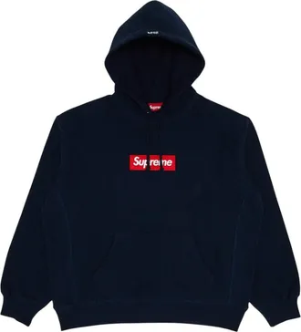 SUPREME Box Logo Hoodie FW24 Navy FW24SW11-NAVY