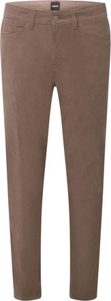 HUGO BOSS Heren Boss P-Delaware5 Corduroy Broek in Bruin