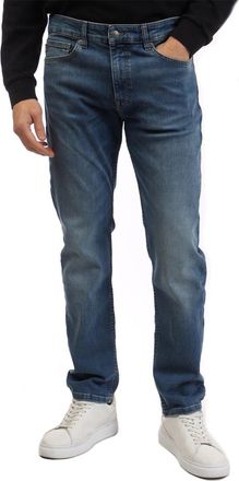 HUGO BOSS Mens Delaware Bo 10263424 03 Slim Fit Jeans in Bright Blue - Size 36W/38L