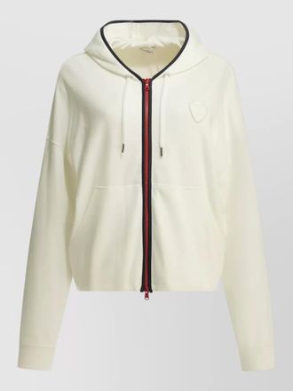 Brunello Cucinelli zip hoodie sweatshirt logo detail