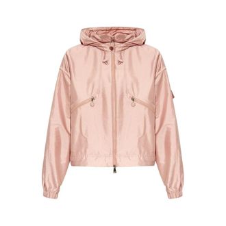 Moncler Light Jackets, female, Pink, S, Stylish Light Jackets for All Seasons