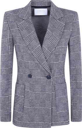 Harris Wharf London Jacket Double Breasted Patterned Moleskin