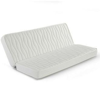 Marckonfort Marckonfort - Materasso Piegabile Per Divano Letto 130x200 Cm, Altezza 13 Cm, Tessuto Strech Con Finiture Rinforzate