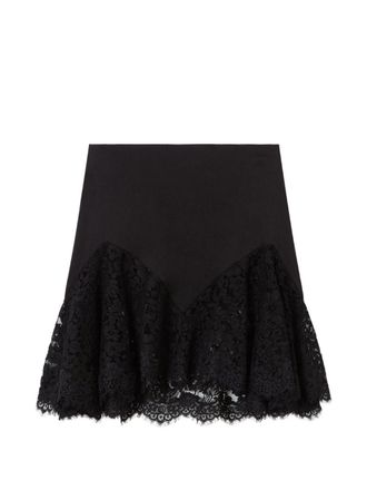 Stella McCartney Falda con ribetes de encaje de Stella Mccartney