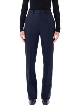 Ralph Lauren Navy Blue Straight Leg Trouser
