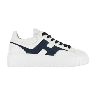 Hogan H-Stripes Sneakers - Heren - Sneakers - Wit - 41 EU - Leer - Schoenen