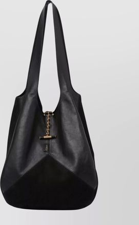 Chlo&eacute; na calf leather tote bag