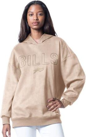 G-III 4Her by Carl Banks Womens G-III 4Her by Carl Banks Cream Buffalo Bills Best Hitter Oversized Tunic Pullover Hoodie at Nordstrom, Size Xx-Large