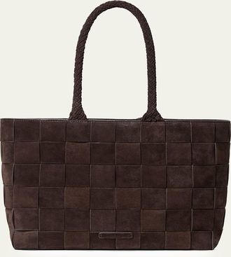 Loeffler Randall Klara Woven Suede Tote Bag