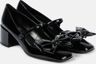 Valentino Garavani Bowjane 50 patent leather Mary Jane pumps
