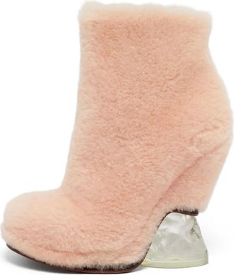 Fendi Stivali con tacco scolpito - Rosa