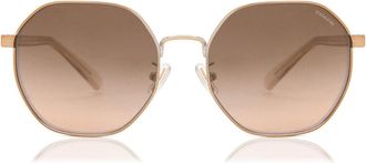 Coach HC7147 CH556 Asian Fit 93315M Womens Sunglasses Gold Size 56