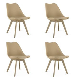 OEM Silla Mark - Beige Oscuro / Patas Beige X 4