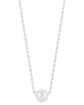 Glaze Jewelry Silver 6Mm Pearl Necklace