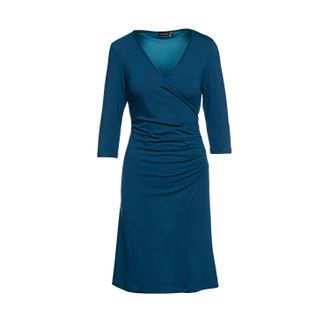 Móveis Conquista donkere petrol kleur imitatiewikkeljurk van duurzame stof