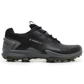 Ecco Ecco Golf Biom Tour Leather Synthetic Mens Comfort Trainers - Black - Size:UK 10.5-11