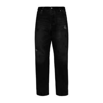 John Richmond Heren, Jeans, Zwart, Maat: W35 Katoen