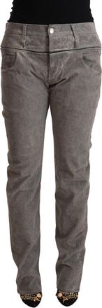 Acht Cotton Straight Fit High Waist Womens Pants