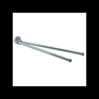 Spirella Spirella - Toallero Con Rail Movil lagune De Metal Cromado En Color Gris 45 X 5,5 Cm - Gris