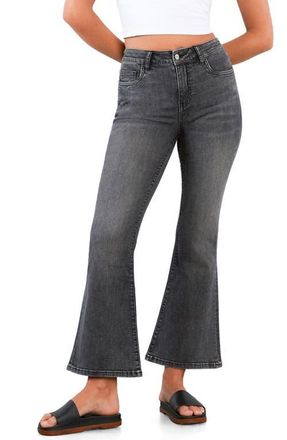 HINT OF BLU Perfect Flare Jeans in Soft Grey at Nordstrom, Size 25