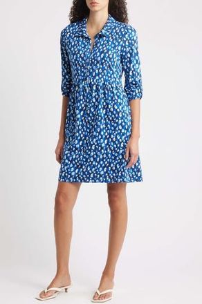 Lilly Pulitzer Saralyn Shirtdress in Starlight Navy Animal at Nordstrom Rack, Size Xx-Small