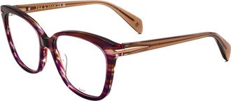 Rag & Bone RNB3077 0L7W 00 Violet Brown Horn 54mm