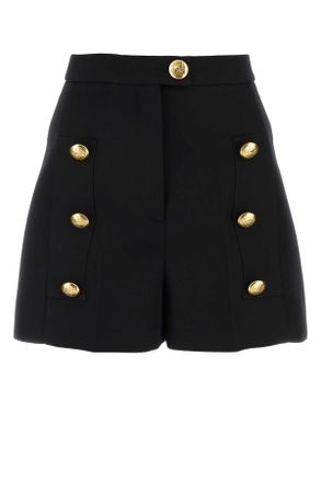 Alexander McQueen Alexander Mcqueen Black Wool Shorts