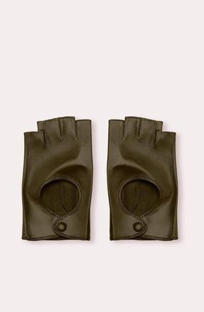 Seymoure Fingerless Driving Glove in Verde at Nordstrom, Size Medium